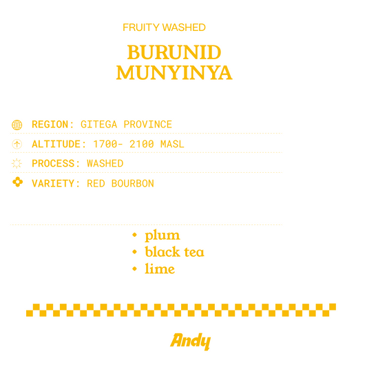 BURUNDI MUNYINYA,  Espresso